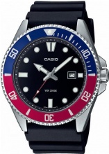 Casio MDV-107-1A3VEF Orologio Orologio da polso Quarzo Blu Rosso Stainless steel