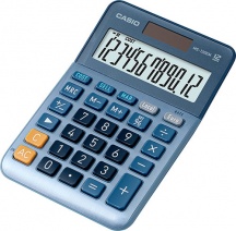 Casio MS-120EM Calcolatrice a 12 cifre Display LCD Inclinabile Blu