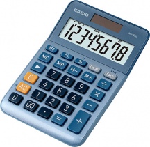 Casio MS-80E-W-EP Calcolatrice MS-80E finanziaria Blu