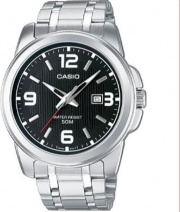 Casio MTP-1314PD-1AVEF Orologi da polso materiale del cinturino Acciaio Silver