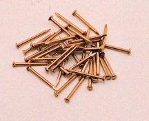 Cbd BLGHU1019 Punte T.  Bombata Ottone mm 1.5x18 gr 60 Scatole 10