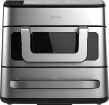 Cecotec A01_EU01_109979 Friggitrice ad Aria 18 Litri 2700 W Inox Cecofry FoodCourt 18000 4Pizza