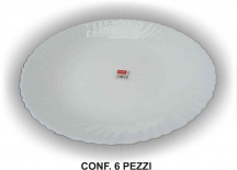 Cegeco & Alar R234773 Piatto confezione 6 pezzi Titan Fondo � 23