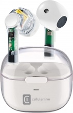 Cellularline BTFINETWSW Auricolari Bluetooth TWS in ear Custodia Bianco