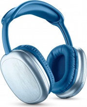 Cellularline CELBTHEADBMSMAXI2B Cuffie Bluetooth, Wireless, con Microfono integrato, Blu