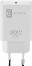 Cellularline ACHIPDUSBCPD20WW Caricabatterie universale USB-C Charger 20W