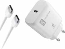 Cellularline ACHSMKITC2CPD25WW Caricabatterie da Rete Universale 25W Bianco