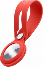 Cellularline AIRTAGLOOPR Loop Airtag Laccetto In Silicone per Airtag Rosso