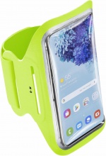 Cellularline ARMBANDFIT55L Armband Fitness Universale Fascia da Braccio Lime