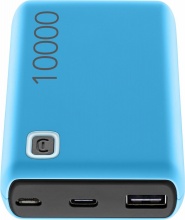 Cellularline PBESSENCE10000B Power Bank 10000 mAh Caricabatterie USB-C Blu
