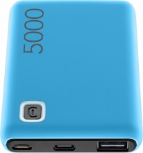 Cellularline PBESSENCE5000B Caricabatterie portatile da 5000mAh Blu