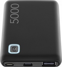 Cellularline PBESSENCE5000K Caricabatterie portatile da 5000mAh Nero