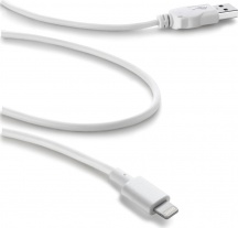 Cellularline USBDATACMFIIPH5W Cavo connettore LIGHTNING-USB per iPhone 5S  5