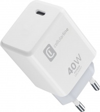 Cellularline ACHIPHUSBCPD40WW Caricabatterie 40 W USB-C WALL CHARGER