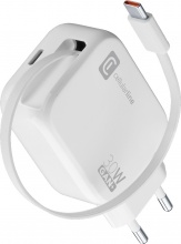 Cellularline ACHROLLUSBCGAN30WW Caricabatterie 30 W Cavo Retrattile USB-C Retractable Power 30W