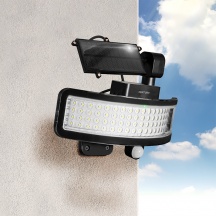 Century GRS-072840 Proiettore Led Solare Girasole 7 W 800 Lumen Pannello Inclinabile