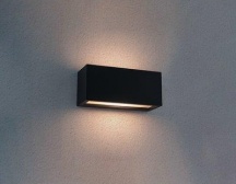 Century RVNE-E27 Applique Esterno da Parete LED Reverso 2D E27 230 V Nero