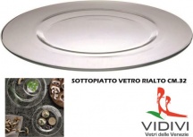 Cerve CV60733 Sottopiatto Vetro cm 32 Rialto