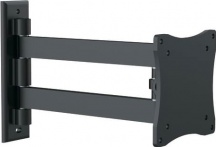 Ciatti SMALLDUE100 Supporto TV Parete Girevole per TV fino a 32" max 15 Kg Nero