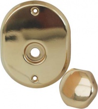 Cipierre 5854b5900 Mostrina e Pomolo per Cilindro + Perno 331L mm 90x70 Ottone Lucido