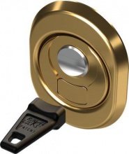 Cipierre BKLOL25 Defender Magnetico Porte Blindate Ottone Lucido 5 Chiavi 38x50x25 mm