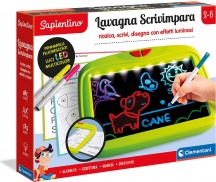 Clementoni 16256A Sapientino Lavagna Scrivimpara Lavagna LED luminosa Educativo 3+