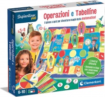 Clementoni 16596 Sapientino Operazioni e Tabelline Gioco Educativo 6+ Anni