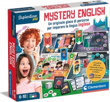 Clementoni 16598 Sapientino Pi� Mistery English Gioco da Tavolo per Bambini da 6+ Anni