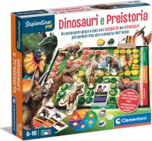 Clementoni 16599 Sapientino Dinosauri E Preistoria Gioco da Tavolo Educativo Et� 6+