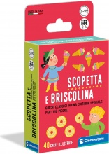 Clementoni 16633A Scopetta e Briscolina Carte Gioco da Tavolo per Bambini 5+ Anni 16633