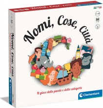 Clementoni 16634 Nomi, Cose, Citta Gioco da Tavolo per Bambini da 7+