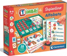 Clementoni 16693 Timbri Dalla a Alla Z Gioco Educativo per Bambini da 4+ anni
