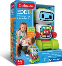 Clementoni 16713 Eddie Robot Educativo Gioco Educativo per Bambini da 4+ anni