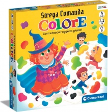 Clementoni 16819 Strega Comanda Colore Gioco da Tavolo Flashcards per Bambini da 5+