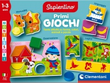 Clementoni 16857 Sapientino Montessori Flashcards Primi Giochi Gioco Educativo 1+