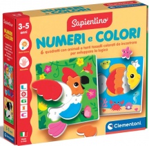 Clementoni 16871 Sapientino Flashcards Logic Numeri e Colori Gioco Educativo 4+