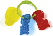 Clementoni 17057 Massaggiagengive Neonato Teething Keys Bambini 3+ Blu Rosso Giallo