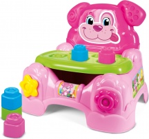 Clementoni 17141 Baby Clemmy Poltroncina Portamattoncini Prime Attivit� 6+ Mesi Rosa