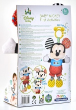 Clementoni 17165 Disney Baby Mickey Prime Attivi� Peluche Gioco per Bambini da 6+ Mesi
