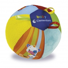 Clementoni 17464 Animal Friends Musical Ball Palla Musicale Morbida Gioco 3+ Mesi