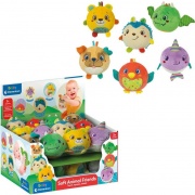Clementoni 17683 Pallina Peluche Animali Gioco per Bambini da 3+ Anni