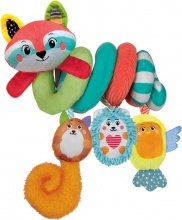 Clementoni 17909 Spirale Soft Happy Animals Peluche Prime Attivit� per Bambini da 0+