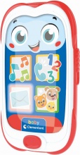 Clementoni 17930 Baby Smartphone Rosso Telefono Giocattolo Educativo per Bambini da 6+