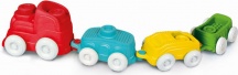 Clementoni 17961 Sensory Train Playset Treno con Mattoncini Morbidi Prime Attivit� 6+