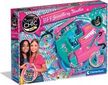 Clementoni 18199 Crazy Chic Bff Jewelry Studio Gioco Creativo per Bambini da 7+ anni