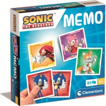 Clementoni 18303 Memo Sonic Gioco da Tavolo di Memoria per Bambini da 3+ Anni