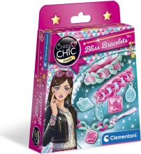 Clementoni 18535 Crazy Chic Bliss Bracelets Kit Bracciali Creativo per Bambina da 7+