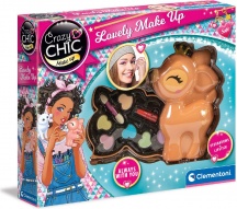 Clementoni 18631 Crazy Chic Lovely Make Up Cerbiatto Trousse Cosmetici Creativo 6+