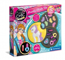 Clementoni 18643 Crazy Chic Lovely Make Up Unicorno Trousse Lavabili Creativo 6+