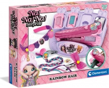 Clementoni 18657 Na!Na!Na! Surprise Rainbow Hair Set Accessori Decora Capelli Creativo